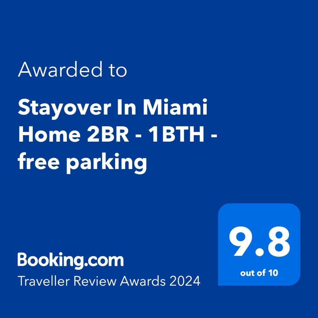 Stayover In 2br - 1bth - Free Parking * Miami